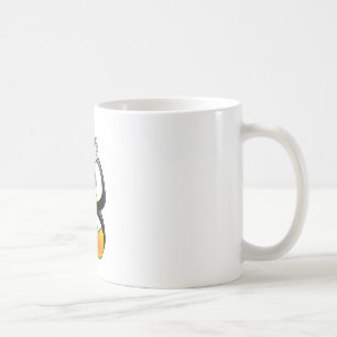 Caneca De Café Bebê Natal Tux Santa Hat