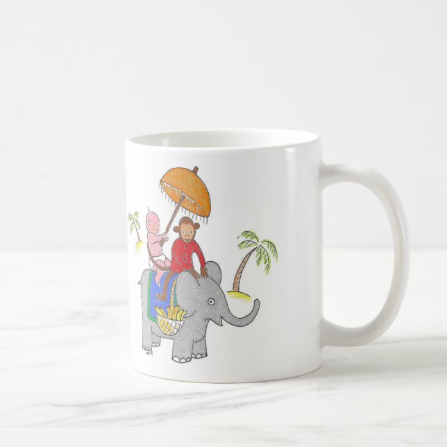 Caneca De Café Bebê no elefante (Direita)