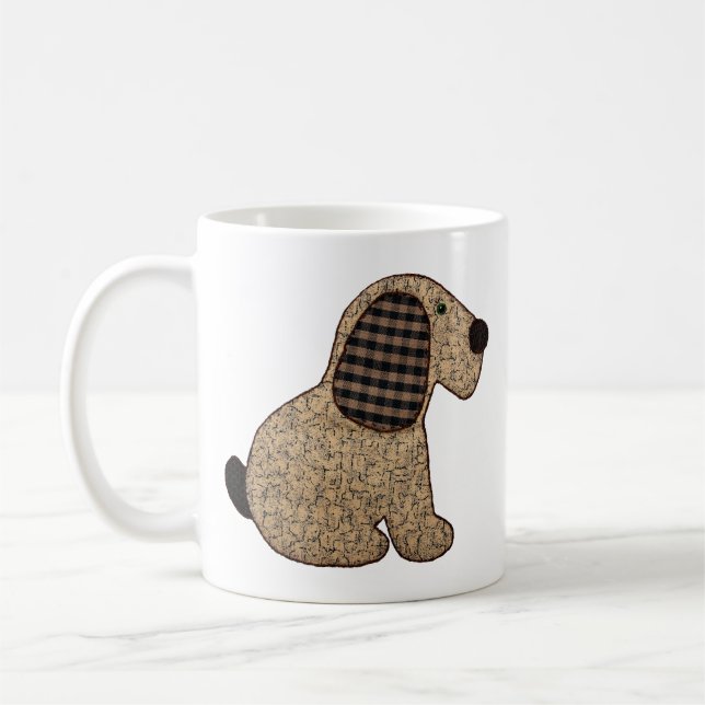 Caneca De Café Bebê novo do cão bonito do guingão do estilo (Esquerda)