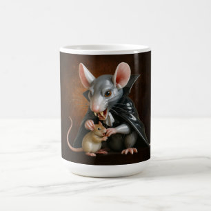 Caneca De Café Bebê Rato Elegante