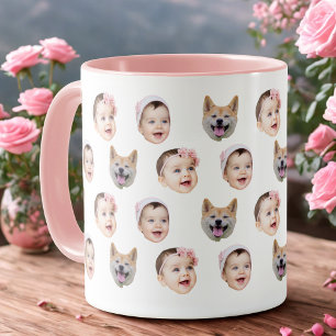 Caneca de Café Bebê Rosto Personalizado 3