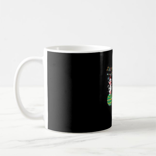 Caneca De Café Bebê Vaca Natal (Esquerda)