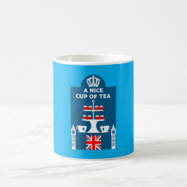 Caneca De Café Bebedores de Chá Clássico Britânico