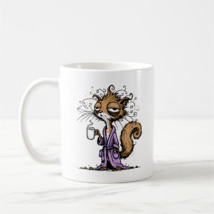 Caneca De Café Bebendo de Esquilo da Manhã