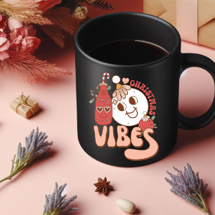 Caneca De Café Bebendo de Natal Vibes Coffee Mug