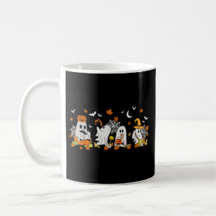 Caneca De Café Bebendo Fantasma Bonito Café Halloween Queda Ghost