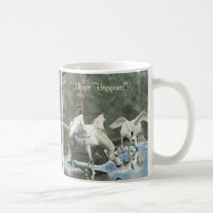 Caneca De Café BEBENDO PEGASI & TOTEMS Fantasy Art Mug