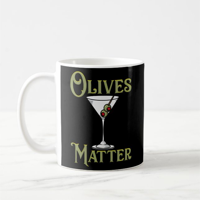 Caneca De Café Beber Azeitonas Matam Martini Drinker (Esquerda)