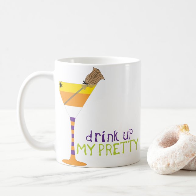 Caneca De Café Beber para cima (Com Donut)