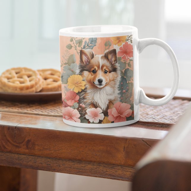 Caneca De Café Bebês-Cons | Cachorro de abelha Shetland (Criador carregado)