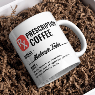 Caneca De Café Bebida de Receita de Novidade Personalizada