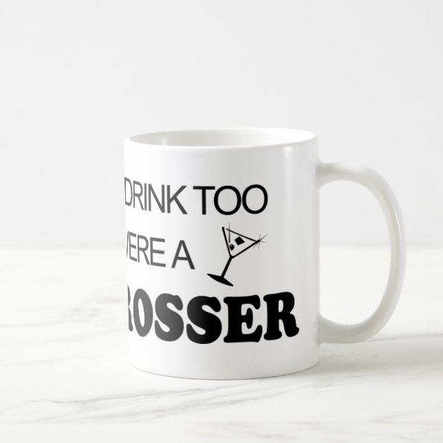 Caneca De Café Bebida demasiado - Motocrosser (Direita)
