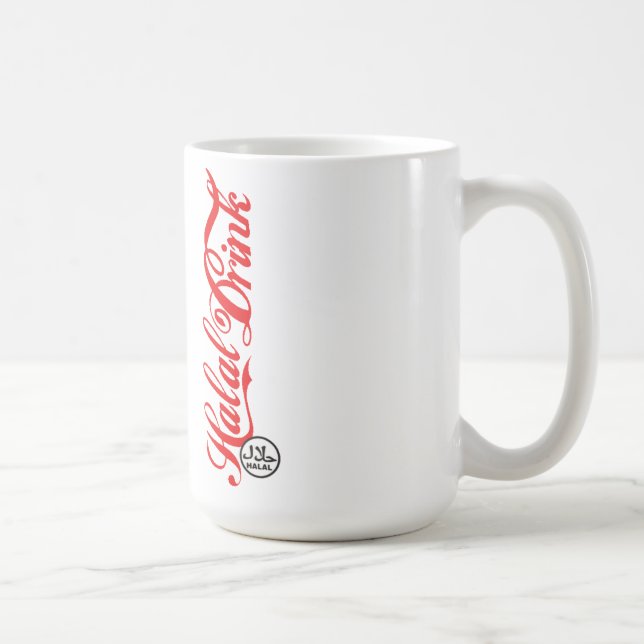 Caneca De Café Bebida Halal (Direita)