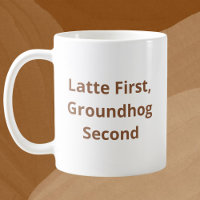 Bebida Personalizada Primeiro, Groundhog Segundo