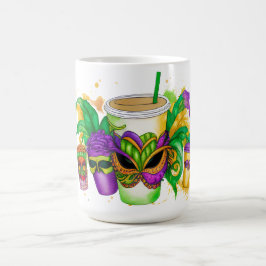 CANECA DE CAFÉ BEBIDAS DE GRAS MARDI BRILHANTES