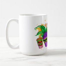 CANECA DE CAFÉ BEBIDAS DE GRAS MARDI BRILHANTES