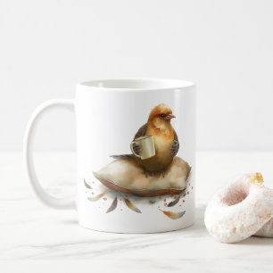 Caneca De Café Bebidas De Pássaros Café: Um ☕ De Aluguel Da Manhã