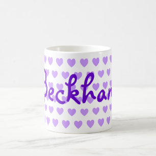 Caneca De Café Beckham em Roxo