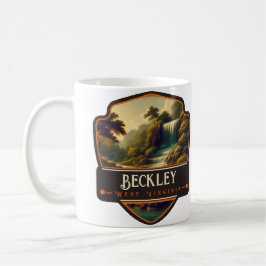 Caneca De Café Beckley, Virgínia Ocidental | Vintage