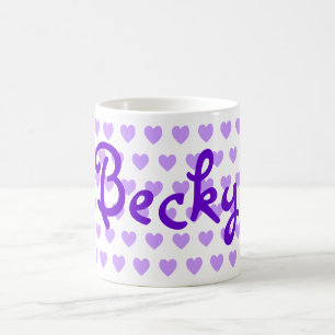 Caneca De Café Becky em Roxo