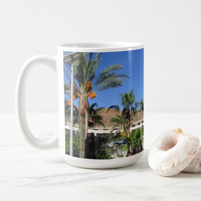 Caneca De Café Beco de palmas de data (Com Donut)