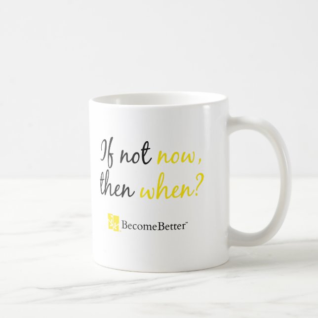 Caneca De Café BecomeBetter agride agora (Direita)