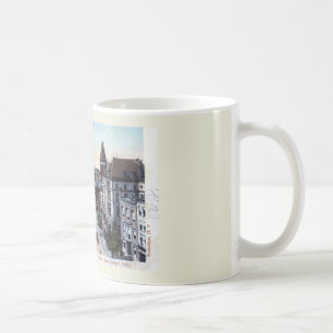 Caneca De Café Bedford Ave., Brooklyn, Estilo Vintage de NY 1906