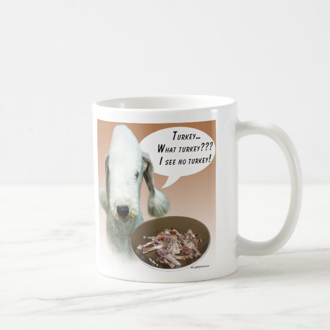 Caneca De Café Bedlington Terrier Turquia (Direita)