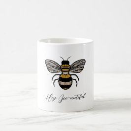 Caneca De Café Bee Art Coffee Mug