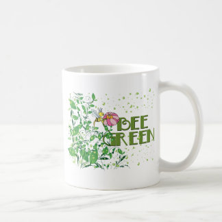 Caneca De Café Bee Green