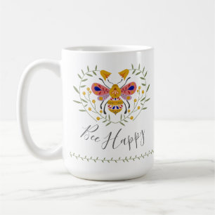 Caneca De Café Bee Happy