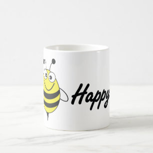 Caneca De Café Bee Happy
