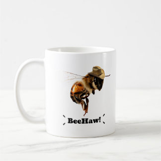 Caneca De Café Beehaw Engraçado Bee