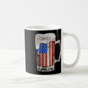 Caneca De Café Beer American Flag 4 De Julho Partido Bebendo Dos