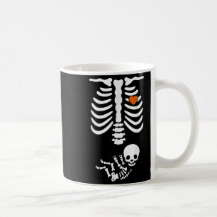Caneca De Café Beer Belly & Baby Skeleton Casais de gravidez