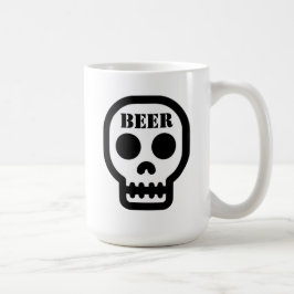 Caneca De Café Beer™ Skull Classic Coffee Mug