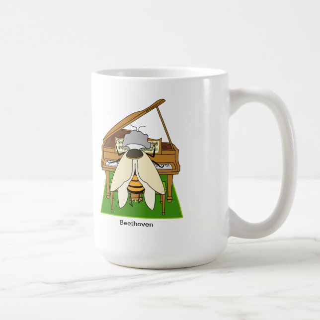 Caneca De Café Beethoven - Mug "88 heteros" (Direita)