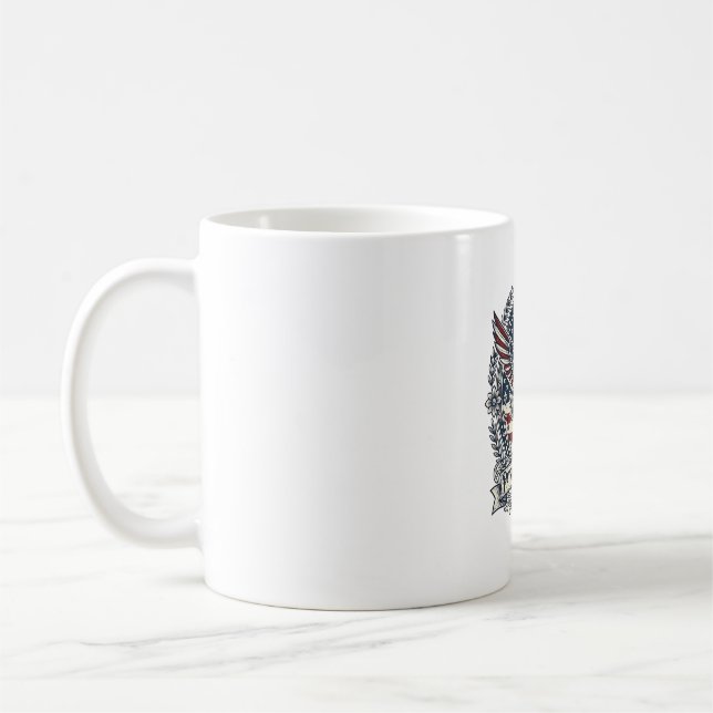 Caneca De Café Beija-flor Patriótico (Esquerda)