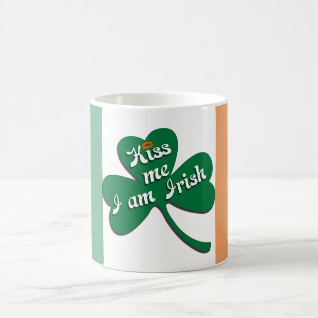 Caneca De Café Beija-me Eu sou Irlandês (Centro)