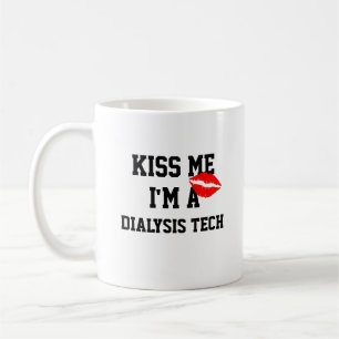 Caneca De Café Beija-Me Im A Diálise Tech Mug