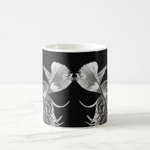 Caneca De Café Beijando as penas pretas & a arte fotográfica