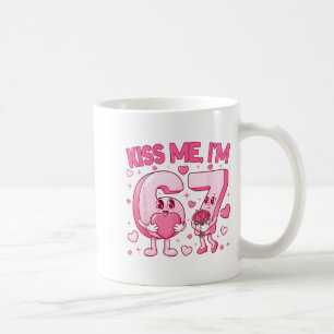 Caneca De Café Beije Me Estou 6 7 Bonito Divertido 67 Meme Aniver