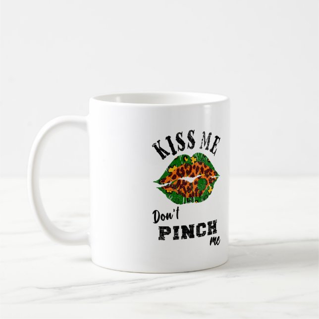 Caneca De Café Beije-me, não me aperte (Esquerda)