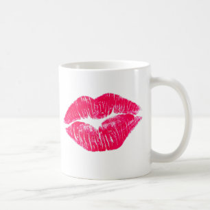 Caneca De Café Beije-me os lábios