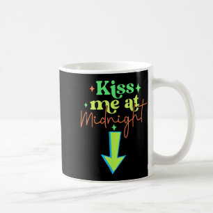 Caneca De Café Beije-me Piada Casais Combinando Meia-Noite 