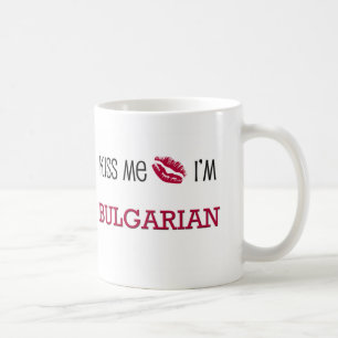 Caneca De Café Beije-me que eu sou BÚLGARO