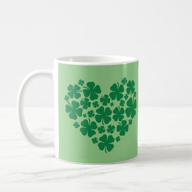 Caneca De Café Beije-me, sou irlandês! (Esquerda)