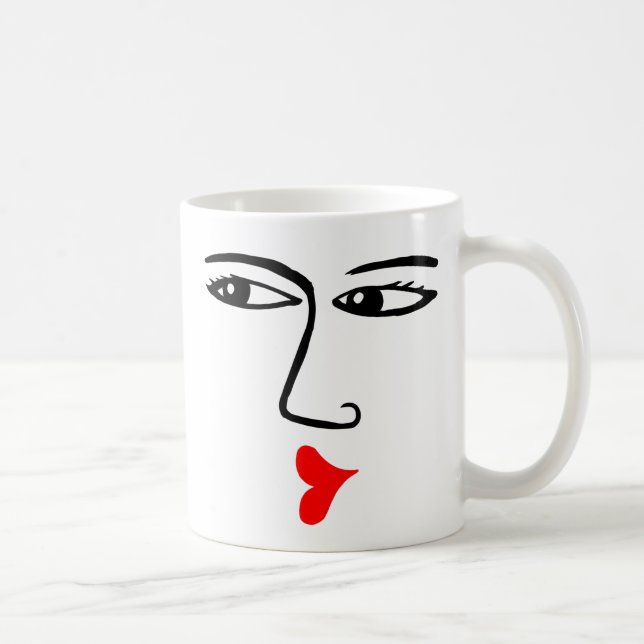 Caneca De Café Beijo (Direita)