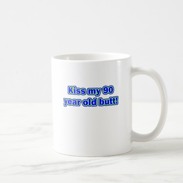 Caneca De Café beijo 90 meu bumbum (Direita)