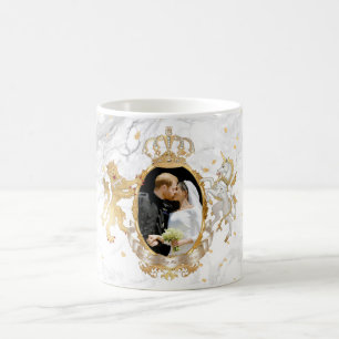 CANECA DE CAFÉ BEIJO DE CASAMENTO REAL, HARRY+MEGHAN